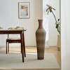 KWPZQEB Tall Standing Designer Floor Vase, Elegant Home Decoration, Large PVC Floor Vase with Modern Geometry Texture for Home, Hallway - 3 of 4
