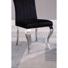 NicBex 2pc Dining Chair Upholstered Dining Room Furniture Side Chair with High Backfrest & Silver Metal Legs - 2 of 4