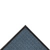 Notrax 2'x3' Solid Doormat Blue/Black: Indoor/Outdoor Utility Floor Mat, Low Pile, Rubber Backing, Hand Washable - 3 of 4