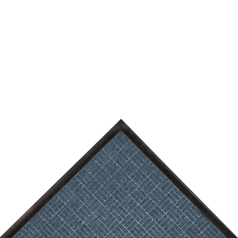 2&#39;x3&#39; Solid Doormat Blue/Black - HomeTrax, 3 of 5