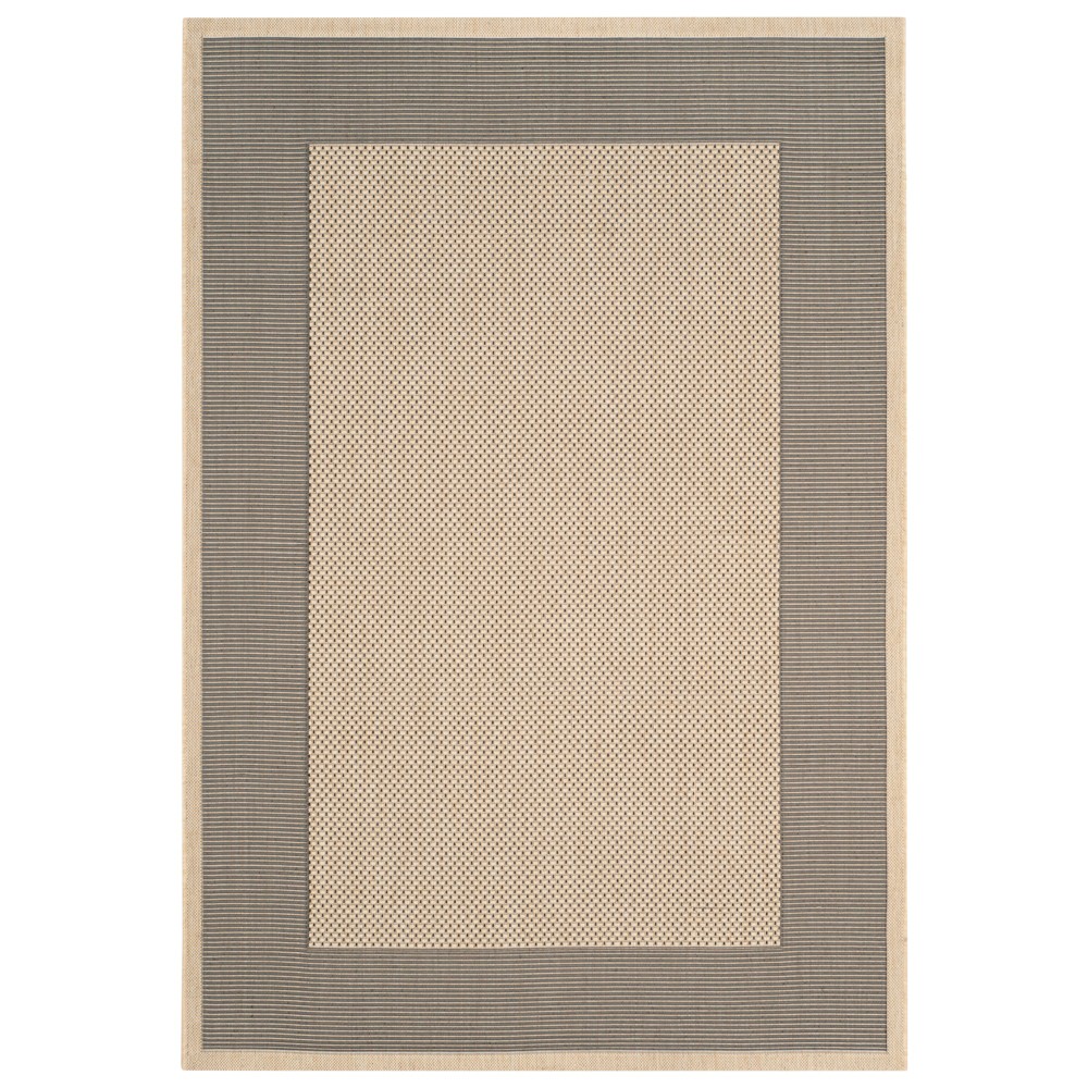 4' x 5'7in Babette Outdoor Rug Gray/Cream - Safavieh