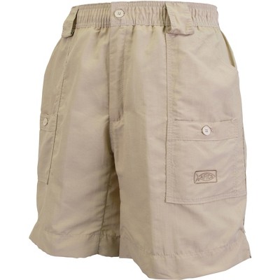 AFTCO Original Fishing Shorts Long Khaki, 42