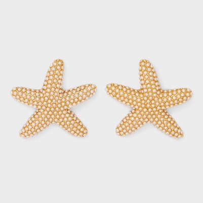 Post Starfish Stud Earrings - A New Day™ Gold