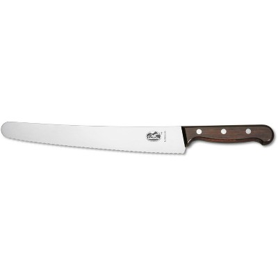 Victorinox Rosewood Collection Serrated Stainless Steel Bread Knife, 10.25 Inch