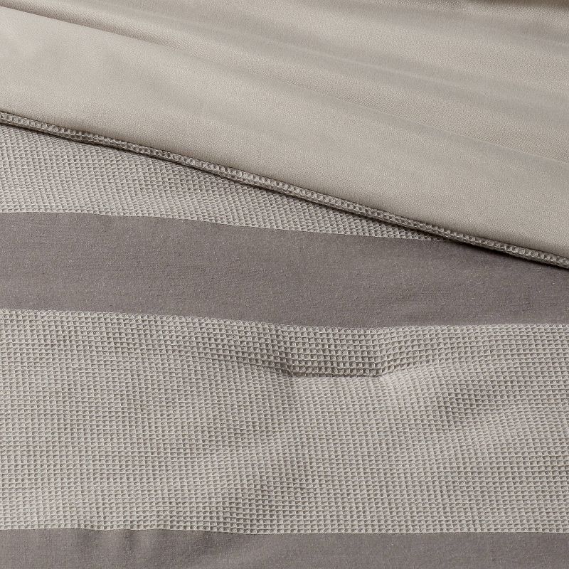 Waffle Striped Kids' Comforter Set - Pillowfort™, 4 of 5