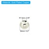 Unique Bargains Metal Round Jewelry Making Gold Filled Spacer Beads 100 Pcs - 2 of 4