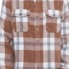Slickblue Men's Checkered Shirt Jacket - Soft Brushed Flannel Shacket with Chest Pockets, Grey/Black & Mocha/Grey, S-3XL - 3 of 4