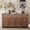 Bella Depot 59.84''W Wooden Cabinet Sideboard Buffet Server Cabinet Storage Cabinet - 2 of 4