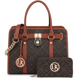 Generic Handbags Purses Set for Women Top Handle Satchel Shoulder Bags Large Work Tote Bag - 1 of 4