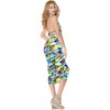 HAPPY BAY Women's Beachwear Summer Beach Bikini Wraps Swimwear Swim Cover Up Wrap Skirt Swimsuit Sarong Coverups for Women One Size Blue,Tree - 4 of 4