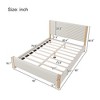 NicBex Mid-Century Queen Size Upholstered Platform Bed with Tufted Headboard for Adults/Boys/Girls - 3 of 4
