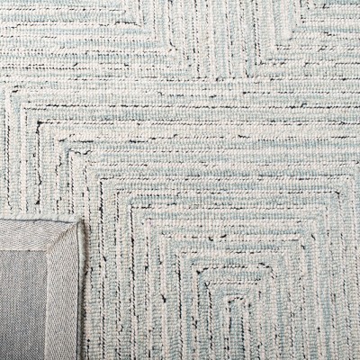 Gray Handmade Wool Tufted 5x8 Area Rug