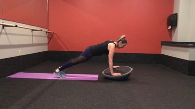 Black Rubberized Non-Skid Balance Trainer for Home Fitness