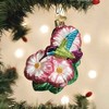 Old World Christmas 4.25 In Magnificent Hummingbird Spring Ornament Bird Flowers Tree Ornaments - 3 of 3
