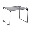 U Brands 8" Mesh Locker Shelf Dusty Black - 2 of 4