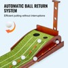 VEVOR Golf Putting Mat, 2 Hole Indoor Golf Putting Green, Wrinkle-Free Golf Training Aid, Mini Golf Set with Auto-Ball Return, Alignment Guide - 4 of 4