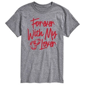 Women's - Instant Message - Forever With My Lover Short Sleeve Graphic T-Shirt - 1 of 4
