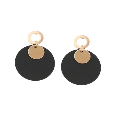 SOHI Women's Block Drop Earrings