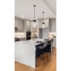 Fontaine 3-Bulb Dimmable Pendant Light - Elegant Steel Fixture for Any Room - 4 of 4