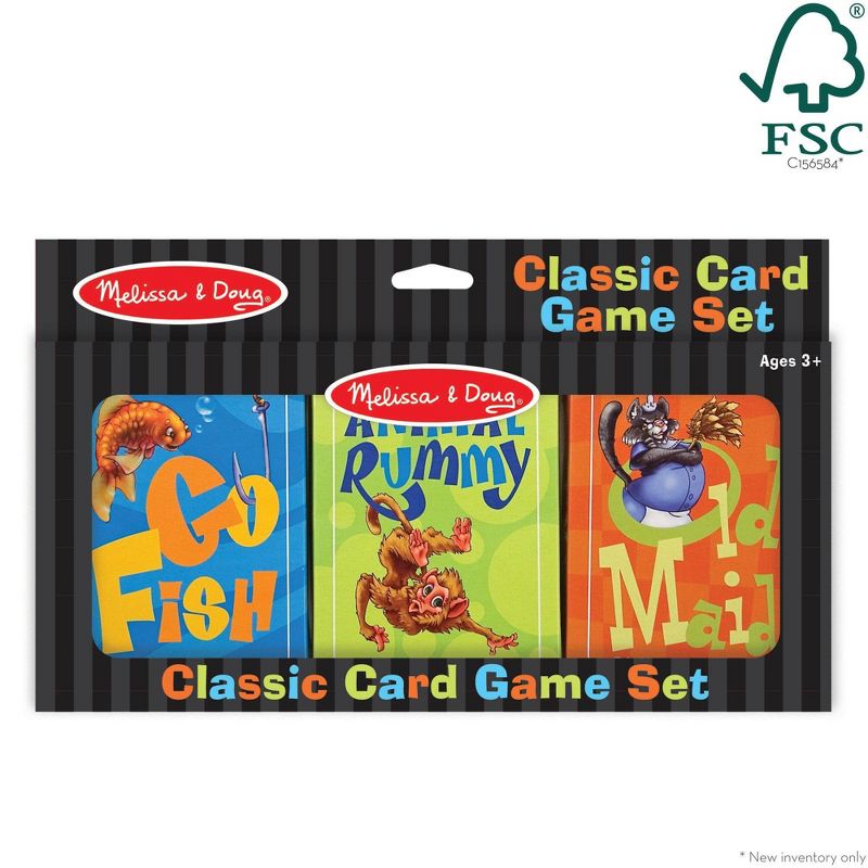 Melissa &#38; Doug Classic Card Games Set - Old Maid, Go Fish, Rummy, 4 of 11