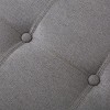 Modern Upholstered Guernsey Ottoman Fabric Storage Ottoman Traditional for living room,beige/grey/orange-Christopher Knight Home - 3 of 4