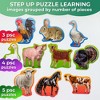 QUOKKA Step Up Puzzles for Toddlers 2 3 4 - 40 Big Piece Realistic Animal  Puzzles for Kids Ages 1 2 3 - 2 of 4
