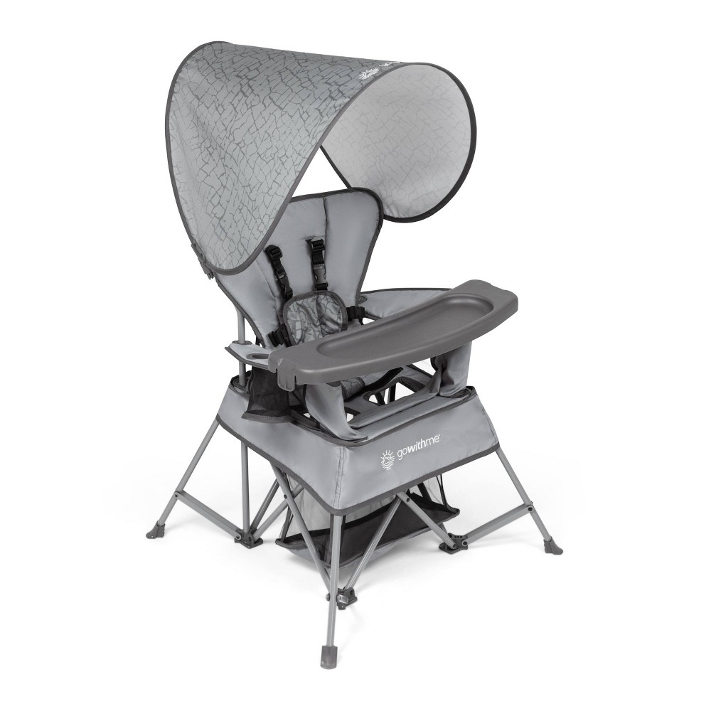 Baby Delight Go With Me Venture Deluxe Portable Chair - Elephant Gray -  89270799
