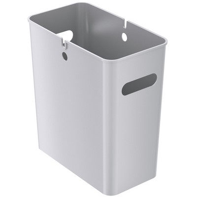 iTouchless SlimGiant Wastebasket 4.2 Gallon Silver