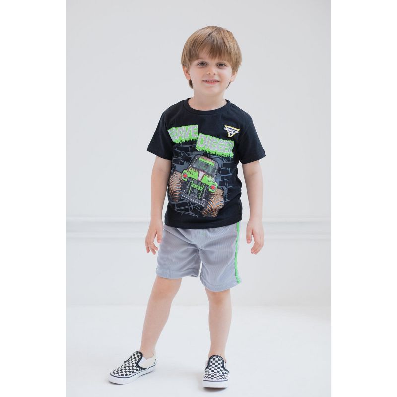 Monster Jam Graphic T-Shirt and Shorts Outfit Set Toddler, 2 of 8