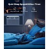 ZAFRO 12,000 BTU Window Air Conditioner Cools up to 550 Sq. ft, Ultra Quiet Window AC Unit with Remote Control - 3 of 4