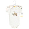 Hudson Baby Unisex Baby Cotton Bodysuits, Forest Animals 3-Pack - 2 of 4