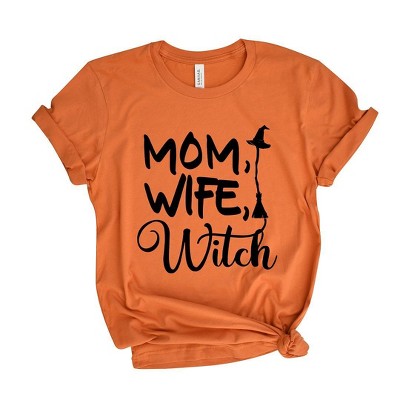 Simply Sage Market Women's Mom Wife Witch Cursive Short Sleeve Graphic Tee