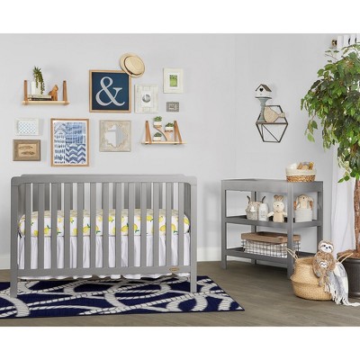 Storm Grey Pine 5-in-1 Convertible Crib