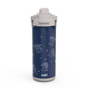 Zak Designs Antimicrobial 20oz Stainless Steel Double Wall Vacuum Beacon Bottle - 1 of 4