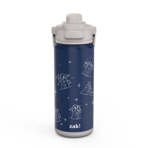 Zak Designs 20oz Stainless Steel Kids' Water Bottle with Antimicrobial  Spout 'Star Wars Mandalorian The Child