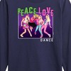 JoJo Siwa Peace Love Dance Long Sleeve Graphic T-Shirt - Navy - 4T - 2 of 3