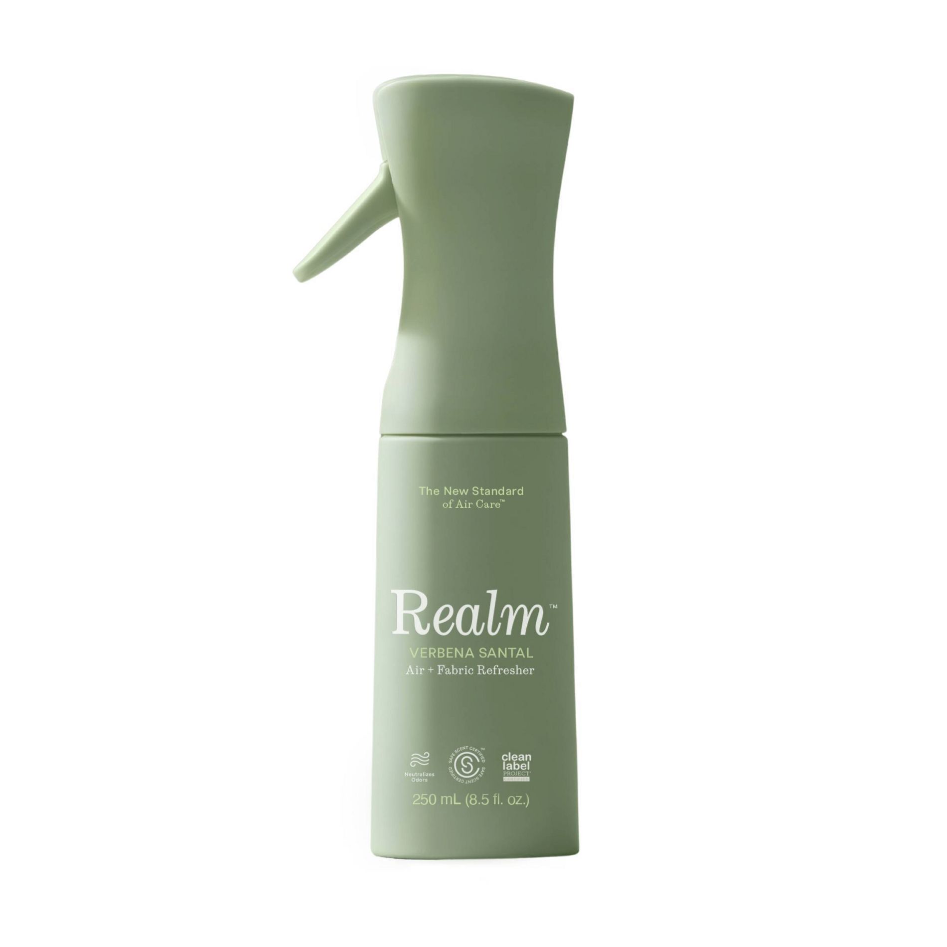 Realm Air + Fabric Spray Air Fresheners Verbena Santal - 8.5oz: Liquid Spray, Non-Powered, 1-Pack