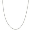 Black Bow Jewelry 2.25mm Sterling Silver Fancy Flat Anchor Link Chain Necklace - 3 of 4