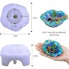 JDICTION 2Pcs Rose Ring Dish Resin Molds - Silicone Jewelry Holder Mold for Epoxy Resin Crafts, Engagement Wedding Birthday Gifts - 4 of 4
