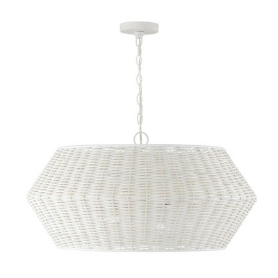 Capital Lighting Boca 6 - Light Pendant in  Chalk White