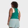 Women's High Neck Racerback Tank Top - All In Motion™ - 2 of 3