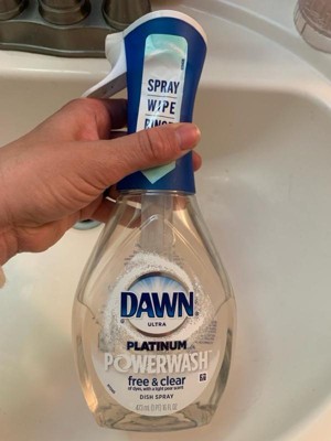 Dawn Fresh Scent Platinum Powerwash Dish Spray, Dish Soap Refill - 16oz ...