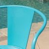 Outdoor Furniture Set, Metal Dining Set For Outdoor,  Stackable Water-Resistant Armrest Chairs-Coolbibila - 2 of 4