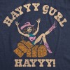 Womens Funny T Shirts Hayyy Gurl Hayyy Sarcastic Cowgirl Graphic Novelty Tee For Ladies - Crazy Dog Women's T Shirt with Fun Design - 2 of 4