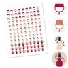 Big Dot of Happiness But First, Wine - Wine Tasting Party Round Candy Sticker Favors - Labels Fits Chocolate Candy (1 sheet of 108) - 2 of 4