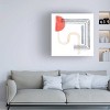 18" x 18" Grace Popp 'Deco Sunrise V' Unframed Wall Canvas - Trademark Fine Art: Giclee Modern Art for Home Decor - 3 of 4