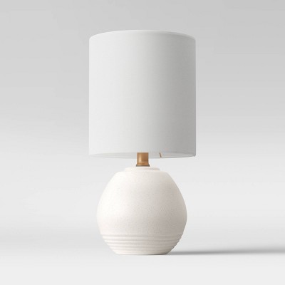 Ceramic Ringed Accent Lamp White - Opalhouse™