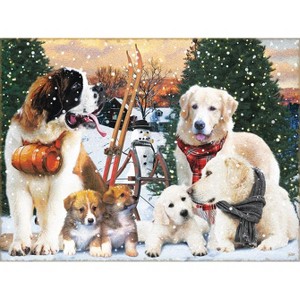 Sunsout Winter Sportsmen 300 pc   Jigsaw Puzzle 42265 - 1 of 4