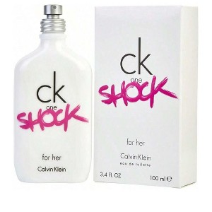 Ck One Shock By Calvin Klein Women Passion Flower, Poppy, Dark Cocoa, Amber And Patchouli. Edt Spray 3.4 Oz - 1 of 1