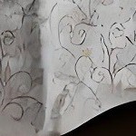 jacobean beige floral